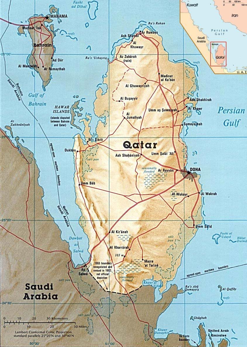 نقشه قطر سلیمان 