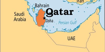 نقشه قطر آسیا
