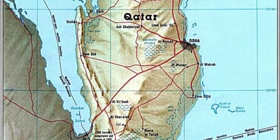 نقشه قطر فیزیکی