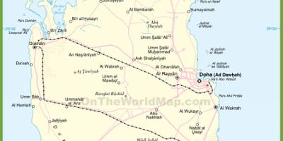 نقشه قطر دقیق