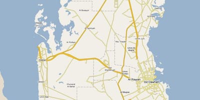نقشه نشان دادن قطر